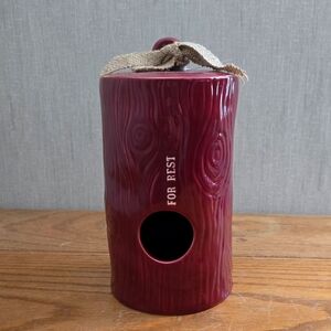 🏷️B1G1 FREE 🏷️ Rae Dunn Woodgrain Birdhouse